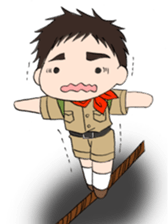 "Eri & Yu"s adventure Day sticker #650446