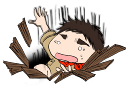 "Eri & Yu"s adventure Day sticker #650452