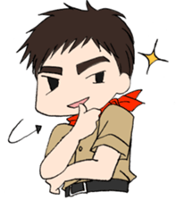 "Eri & Yu"s adventure Day sticker #650456