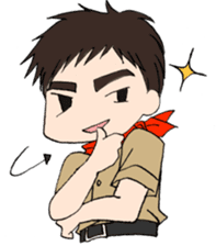 "Eri & Yu"s adventure Day sticker #650456