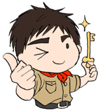 "Eri & Yu"s adventure Day sticker #650459