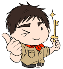 "Eri & Yu"s adventure Day sticker #650459