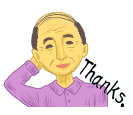 Mr. Sato is a gentleman.(English ver.) sticker #650600