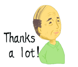 Mr. Sato is a gentleman.(English ver.) sticker #650623