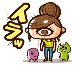 Instability Monster "HITOTSUMEKO" sticker #650791