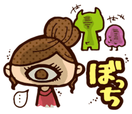 Instability Monster "HITOTSUMEKO" sticker #650798