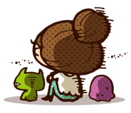 Instability Monster "HITOTSUMEKO" sticker #650810