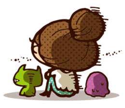 Instability Monster "HITOTSUMEKO" sticker #650810