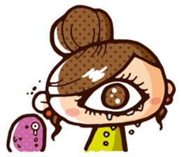 Instability Monster "HITOTSUMEKO" sticker #650811