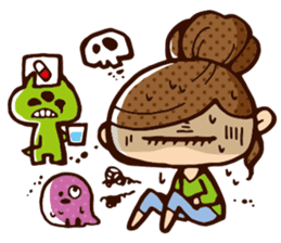 Instability Monster "HITOTSUMEKO" sticker #650813