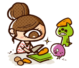 Instability Monster "HITOTSUMEKO" sticker #650814