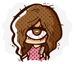 Instability Monster "HITOTSUMEKO" sticker #650816