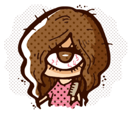 Instability Monster "HITOTSUMEKO" sticker #650816