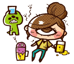 Instability Monster "HITOTSUMEKO" sticker #650817