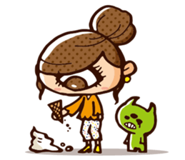 Instability Monster "HITOTSUMEKO" sticker #650823