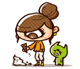 Instability Monster "HITOTSUMEKO" sticker #650823