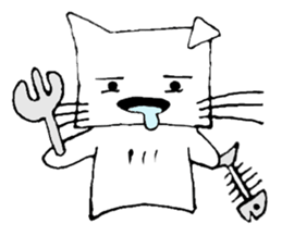 Mr. Rii of a kitten. sticker #651055