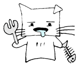 Mr. Rii of a kitten. sticker #651055