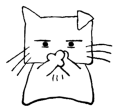 Mr. Rii of a kitten. sticker #651059