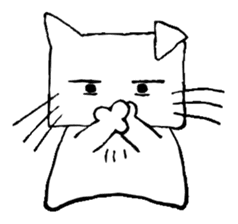 Mr. Rii of a kitten. sticker #651059