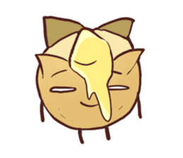 Popular character potato butter in Japan sticker #651229