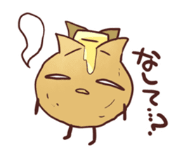 Popular character potato butter in Japan sticker #651234