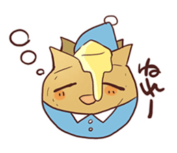 Popular character potato butter in Japan sticker #651256