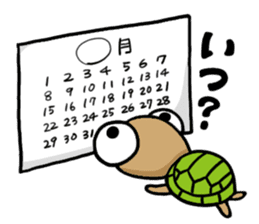 kamekichi the turtle sticker #651380