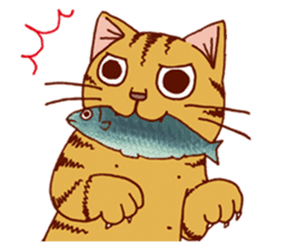 laid-back cat Chi-chan vol.2 sticker #651972