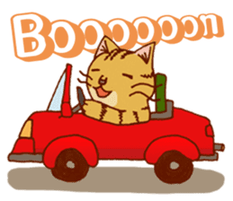 laid-back cat Chi-chan vol.2 sticker #651977