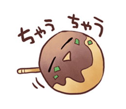 Popular food of Japanese takoyaki sticker #652040