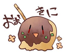 Popular food of Japanese takoyaki sticker #652041