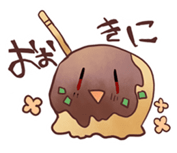 Popular food of Japanese takoyaki sticker #652041