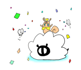 3-second cats and friends ! sticker #652662