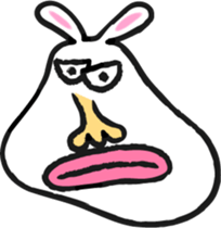 Cute rabbit sticker #652669