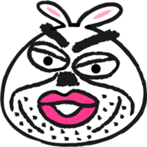 Cute rabbit sticker #652671