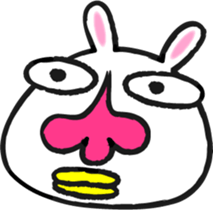 Cute rabbit sticker #652674