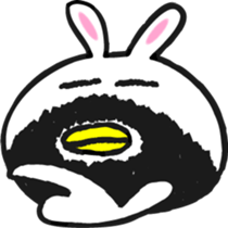 Cute rabbit sticker #652675
