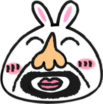 Cute rabbit sticker #652676