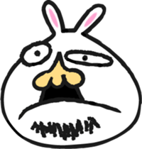 Cute rabbit sticker #652677