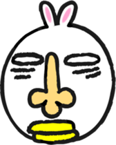 Cute rabbit sticker #652680