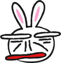 Cute rabbit sticker #652691