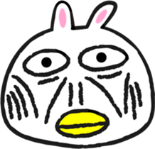 Cute rabbit sticker #652692