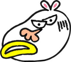 Cute rabbit sticker #652695