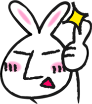 Cute rabbit sticker #652696