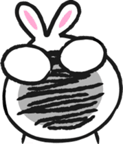 Cute rabbit sticker #652697