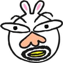 Cute rabbit sticker #652699