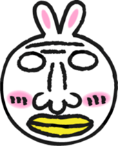 Cute rabbit sticker #652703