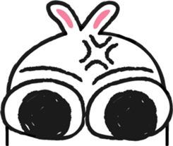 Cute rabbit sticker #652704