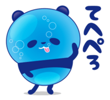 Panda water sticker #652708
